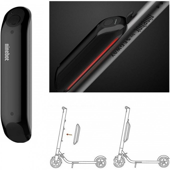 ДОПОЛНИТЕЛЬНЫЙ АККУМУЛЯТОР ДЛЯ NINEBOT KICKSCOOTER ES1, ES2, ES4 14.01.0007.99 ДОПОЛНИТЕЛЬНЫЙ АККУМУЛЯТОР ДЛЯ NINEBOT KICKSCOOTER ES1, ES2, ES4 14.01.0007.99